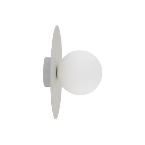 Kinkiet nowoczesny skandynawski klosz szklany kula beżowy biały TK Lighting Pixi 10231 1x8W G9