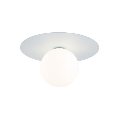 Kinkiet nowoczesny skandynawski klosz szklany kula niebieski biały TK Lighting Pixi 10230 1x8W G9