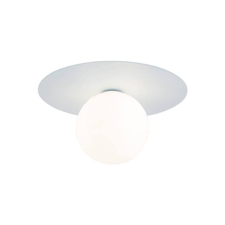 Kinkiet nowoczesny skandynawski klosz szklany kula niebieski biały TK Lighting Pixi 10230 1x8W G9