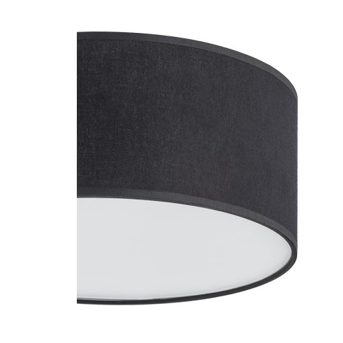 TK Lighting Rondo 3335 plafon lampa sufitowa 3x15W E27 czarny biały