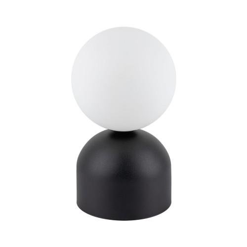 Lampka nowoczesna skandynawska loft klosz szklany kula brązowa biała TK Lighting Miki 16043 1x8W G9