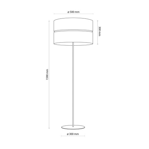 Lampa podłogowa nowoczesna boho skandynawska ażurowa klosz metalowy czarna dąb TK Lighting Nicol 5123 1x15W E27