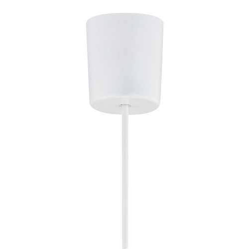 Lampa wisząca nowoczesna klasyczna boho abażur materiałowy cappucino biała TK Lighting Rondo 3466 1x15W E27