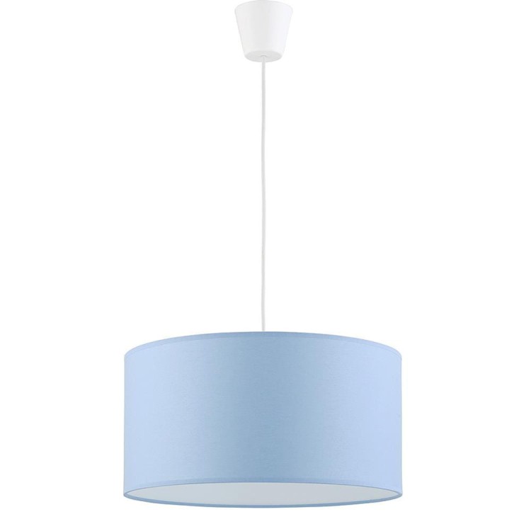 Plafon lampa wisząca koło TK Lighting Rondo 3232 1x15W E27 niebieski biały