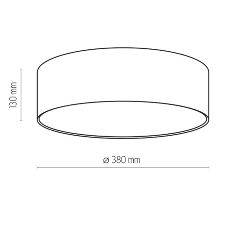 Tk Lighting Rondo 3228 plafon lampa sufitowa 4x15W E27 biały różowy