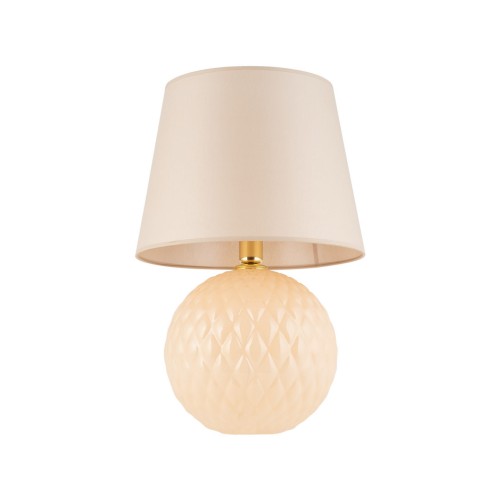Tk Lighting Santana 5591 lampa stołowa lampka 1x15W E27 beżowa