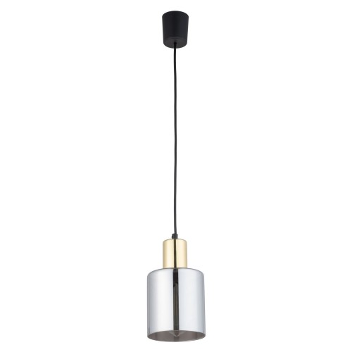 TK Lighting Sierra 6661 lampa wisząca 1x15W E27 grafitowa złota