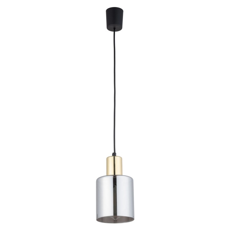 TK Lighting Sierra 6661 lampa wisząca 1x15W E27 grafitowa złota
