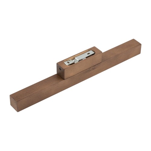Kinkiet nowoczesny skandynawski boho loft podłużny drewniany orzech TK Lighting Teo 5919 1x12W LED 3000K 1570 lm