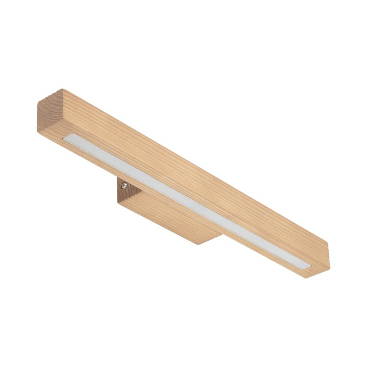 Kinkiet nowoczesny skandynawski boho loft podłużny drewniany sosna TK Lighting Teo 5920 1x12W LED 3000K 1570 lm