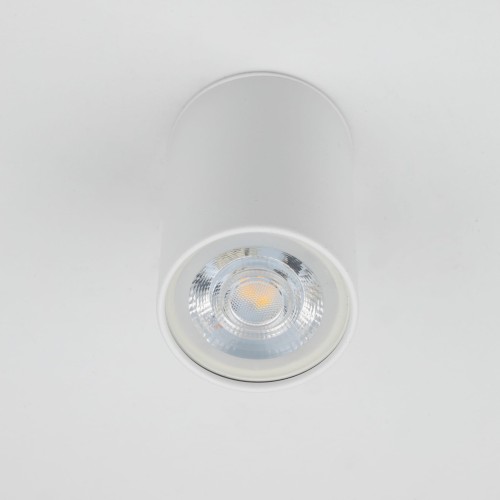 Spot nowoczesny elegancki metalowy tuba biały TK Lighting Top 5766 1x10W GU10