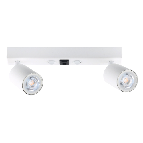 Kinkiet nowoczesny elegancki metalowy tuba biały TK Lighting Top 10276 2x10W GU10