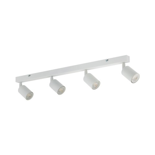 Plafon nowoczesny elegancki reflektory metalowe tuba biały TK Lighting Top 6874 4x10W GU10