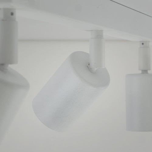 Plafon nowoczesny elegancki reflektory metalowe tuba biały TK Lighting Top 6874 4x10W GU10