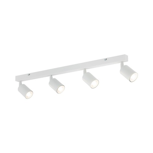 Plafon nowoczesny elegancki reflektory metalowe tuba biały TK Lighting Top 6874 4x10W GU10