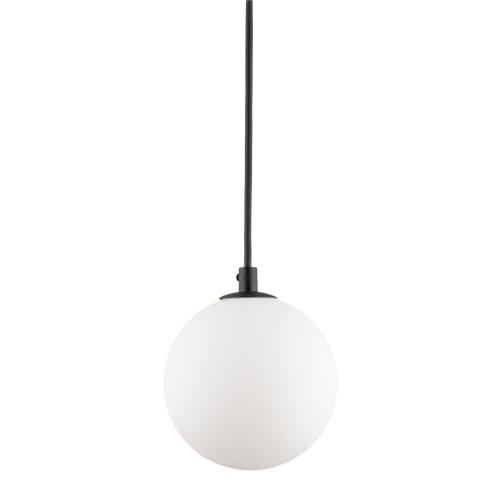 Lampa wisząca do systemu szynowego 1-fazowego Tracer nowoczesny loft klosz szklany kula biała czarna TK Lighting Tracer 4927 1x6W G9