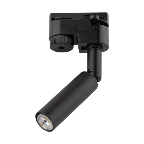 Reflektor do systemu szynowego 1-fazowego Tracer nowoczesny loft metalowy tuba czarny TK Lighting Tracer 4958 1x6W G9
