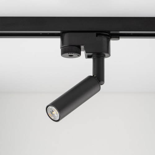 Reflektor do systemu szynowego 1-fazowego Tracer nowoczesny loft metalowy tuba czarny TK Lighting Tracer 4958 1x6W G9