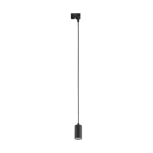 Lampa wisząca do systemu szynowego 1-fazowego Tracer nowoczesna loft metalowa tuba czarna TK Lighting Tracer 4933 1x10W GU10