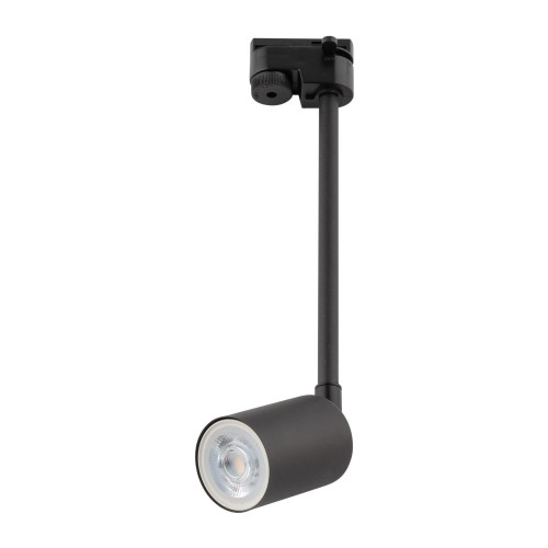 Reflektor do systemu szynowego 1-fazowego Tracer nowoczesny loft metalowy tuba czarny TK Lighting Tracer 4932 1x10W GU10