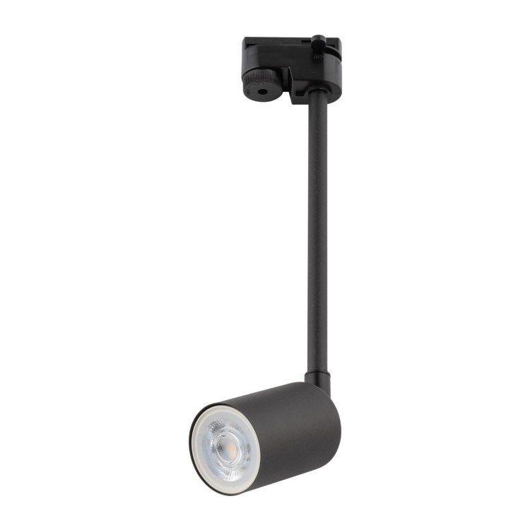 Reflektor do systemu szynowego 1-fazowego Tracer nowoczesny loft metalowy tuba czarny TK Lighting Tracer 4932 1x10W GU10