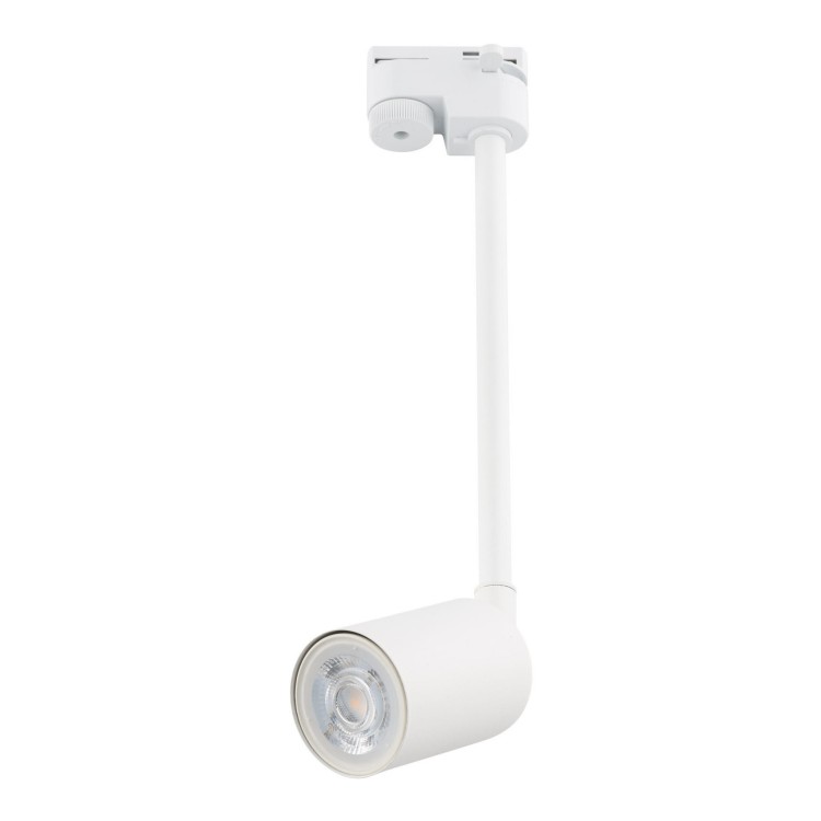 Reflektor do systemu szynowego 1-fazowego Tracer nowoczesny loft metalowy tuba biały TK Lighting Tracer 4888 1x10W GU10