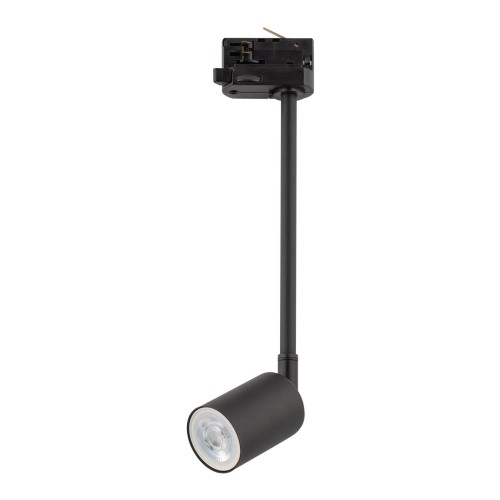 Reflektor do systemu szynowego 3-fazowego Tracer nowoczesny loft metalowy tuba czarny TK Lighting Tracer 4931 1x10W GU10