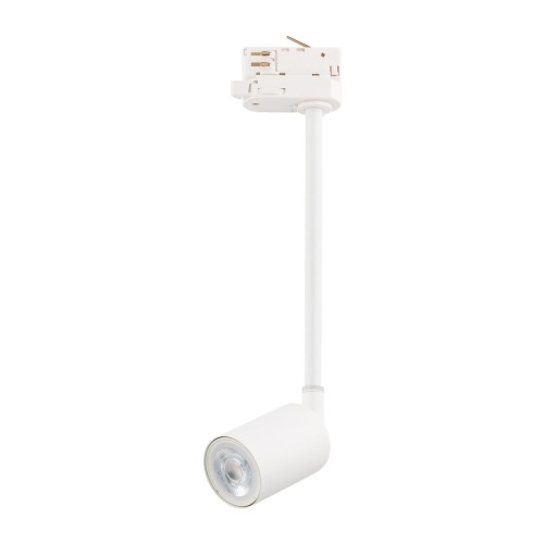 Reflektor do systemu szynowego 3-fazowego Tracer nowoczesny loft metalowy tuba biały TK Lighting Tracer 4930 1x10W GU10