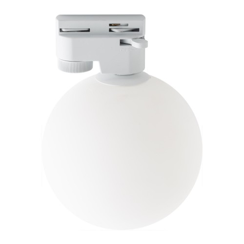 Reflektor do systemu szynowego 1-fazowego Tracer nowoczesny loft klosz szklany kula biały TK Lighting Tracer 4887 1x6W G9