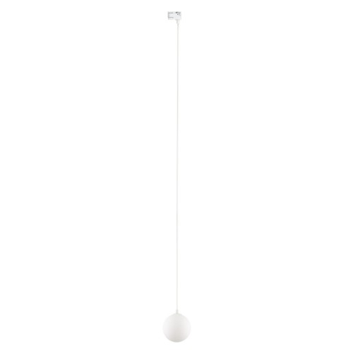 Lampa wisząca do systemu szynowego 1-fazowego Tracer nowoczesna loft klosz szklany kula biała TK Lighting Tracer 4886 1x6W G9