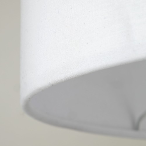 Lampa podłogowa nowoczesna elegancka loft glamour pręty abażur materiałowy biała złota TK Lighting Umberto 6637 1x15W E27