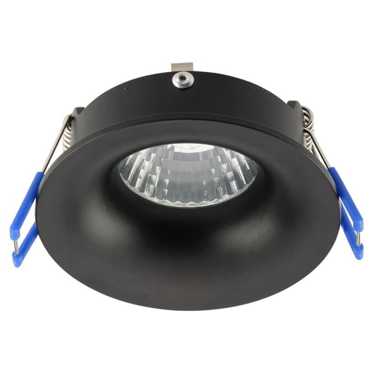 Oczko wpustowe okrągłe Eye downlight 3501 TK Lighting do łazienki metalowe czarne GU10 1X10W
