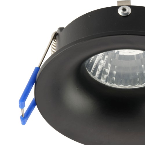 Oczko wpustowe okrągłe Eye downlight 3501 TK Lighting do łazienki metalowe czarne GU10 1X10W