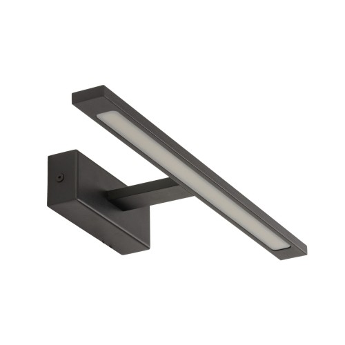 Kinkiet galeria nad lustro belka nowoczesny metalowy podłużny czarny TK Lighting Gallery 18000 1x12W LED 4000K