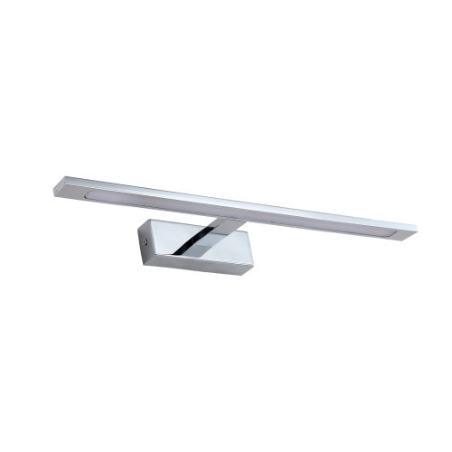 Kinkiet galeria nad lustro belka nowoczesny metalowy podłużny chrom TK Lighting Gallery 18001 1x12W LED 4000K