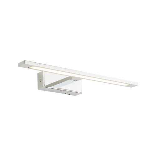 Kinkiet galeria nad lustro belka nowoczesny metalowy podłużny chrom TK Lighting Gallery 18001 1x12W LED 4000K