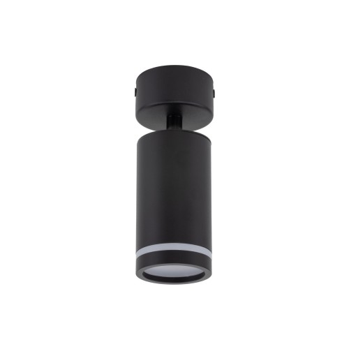 Reflektor nowoczesny industrialny loft metalowy tuba czarny TK Lighting Jet 6910 1x10W GU10