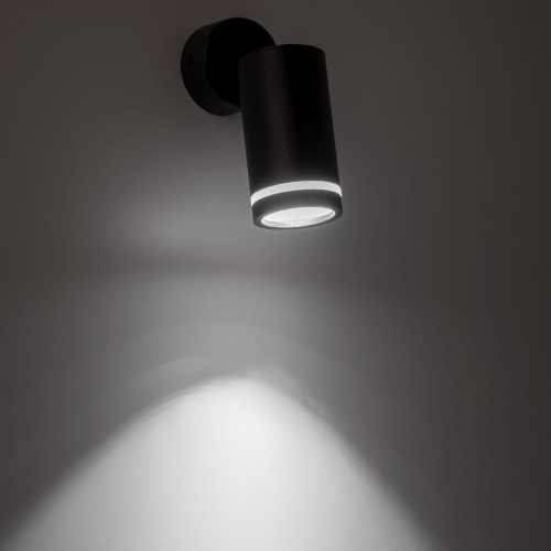 Reflektor nowoczesny industrialny loft metalowy tuba czarny TK Lighting Jet 6910 1x10W GU10