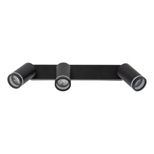 Plafon nowoczesny industrialny loft reflektory metalowe tuba czarny TK Lighting Jet 6914 3x10W GU10