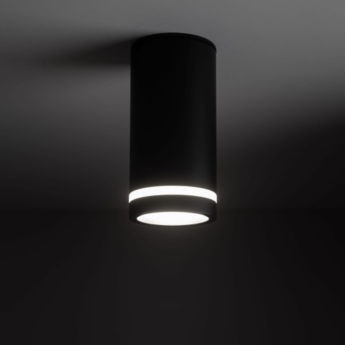 Spot nowoczesny industrialny loft metalowy tuba czarny TK Lighting Jet 6918 1x10W GU10