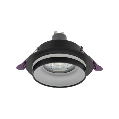 Oczko halogenowe podtynkowe koło czarne TK Lighting Jet 6920 1x10W GU10
