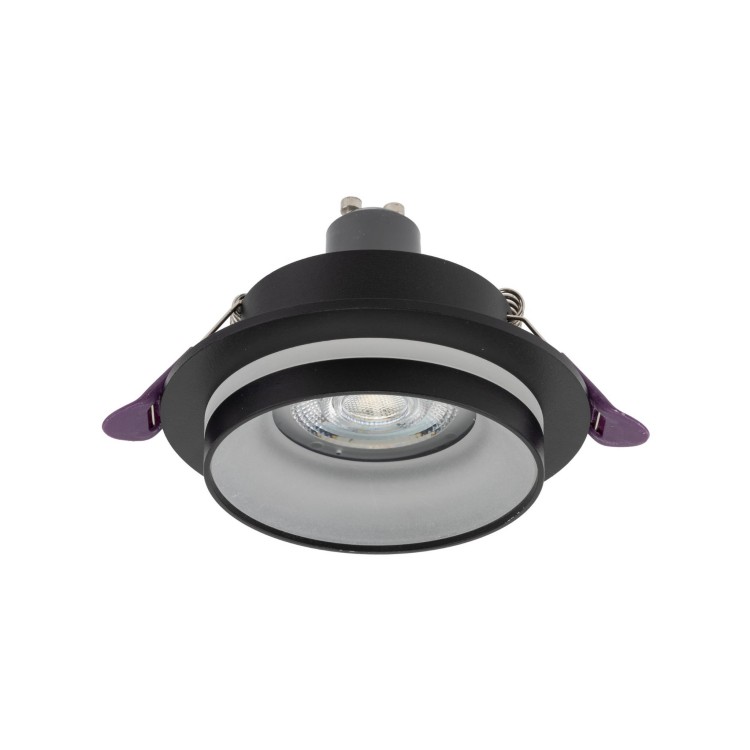 Oczko halogenowe podtynkowe koło czarne TK Lighting Jet 6920 1x10W GU10