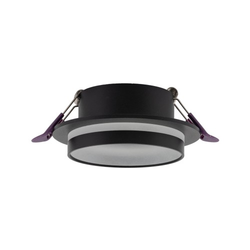 Oczko halogenowe podtynkowe koło czarne TK Lighting Jet 6920 1x10W GU10