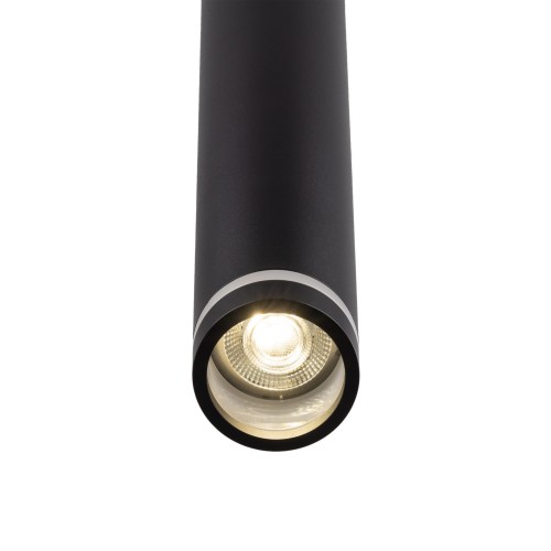 Lampa wisząca nowoczesna industrialna loft metalowa tuba rurka czarna TK Lighting Jet 4899 1x10W GU10