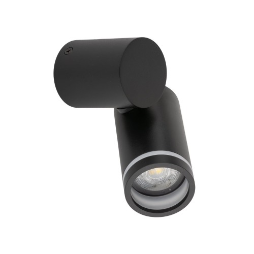 Kinkiet nowoczesny industrialny loft metalowy tuba czarny TK Lighting Jet 5349 1x10W GU10