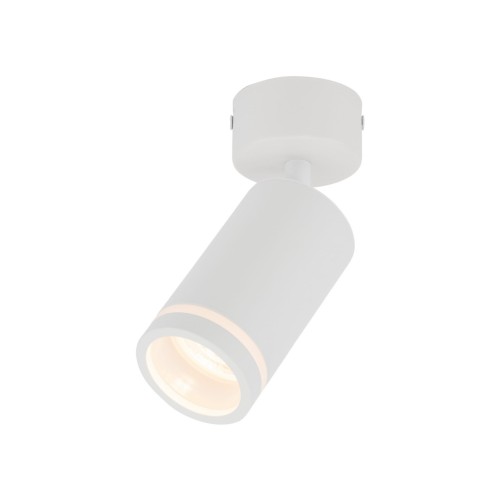 Reflektor nowoczesny industrialny loft metalowy tuba biały TK Lighting Jet 6911 1x10W GU10