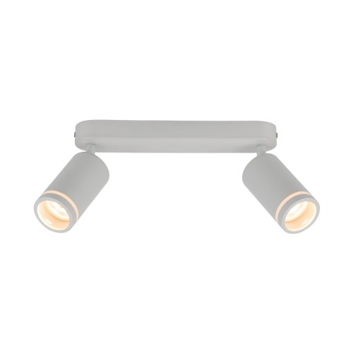 Plafon nowoczesny industrialny loft reflektory metalowe tuba biały TK Lighting Jet 6913 2x10W GU10