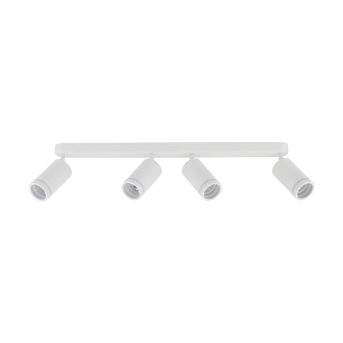 Plafon nowoczesny industrialny loft reflektory metalowe tuba biały TK Lighting Jet 6917 4x10W GU10