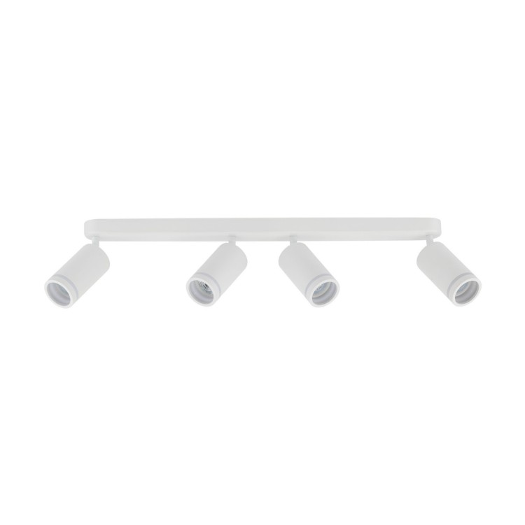 Plafon nowoczesny industrialny loft reflektory metalowe tuba biały TK Lighting Jet 6917 4x10W GU10