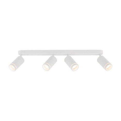 Plafon nowoczesny industrialny loft reflektory metalowe tuba biały TK Lighting Jet 6917 4x10W GU10